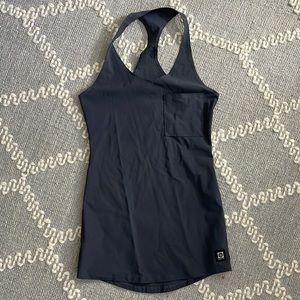 Sweat wicking racer back running top